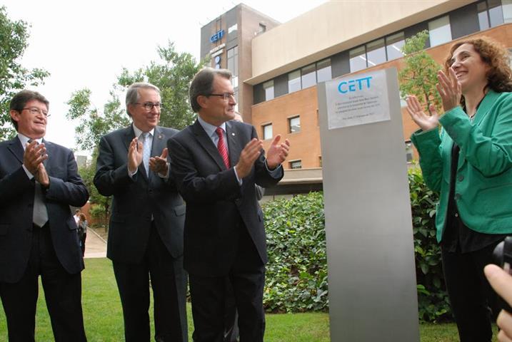 El president de la Generalitat inaugura les noves instal·lacions del CETT